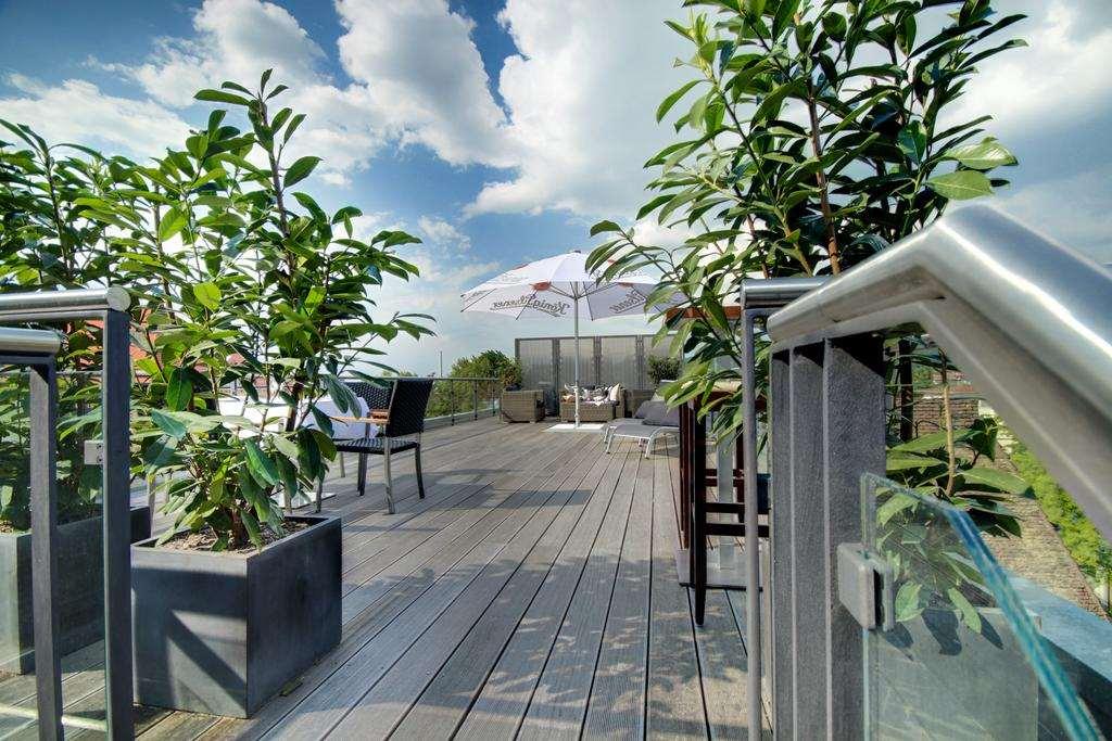 היידלברג Qube Hotel Bahnstadt מסעדה תמונה
