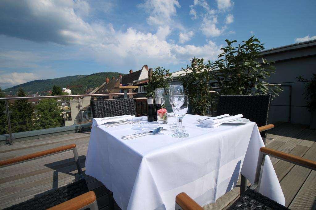 היידלברג Qube Hotel Bahnstadt מסעדה תמונה